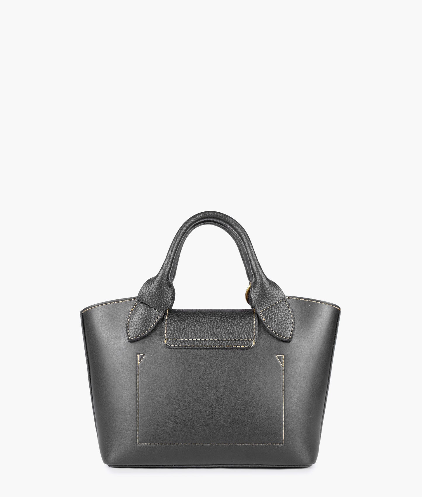 British Treasures Black mini top-handle tote bag-001